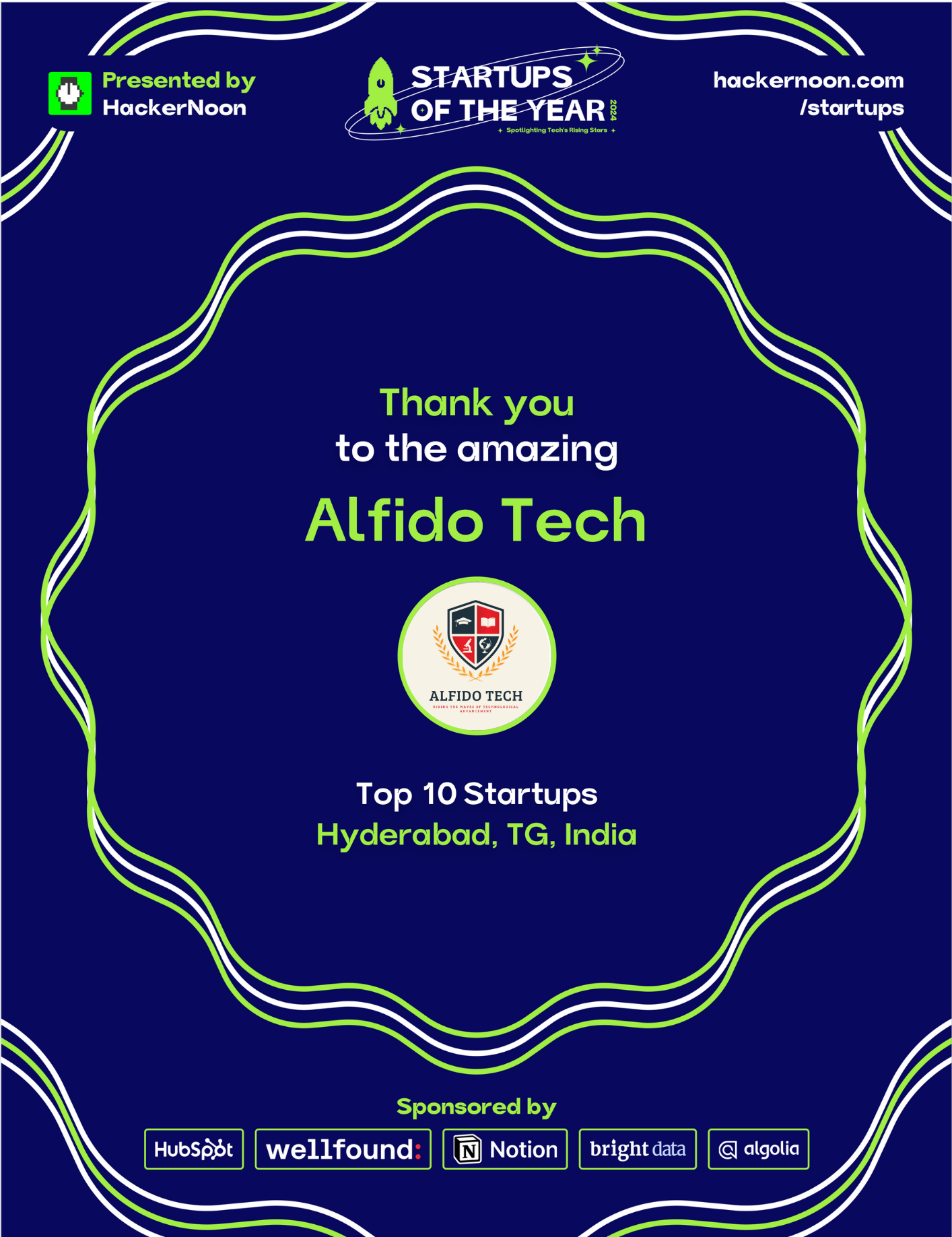 Alfido Tech Award